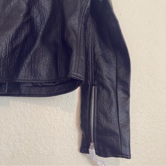 Free people BlankNYC Morning Gram Vegan Leather Moto Jacket - Picture 11 of 11